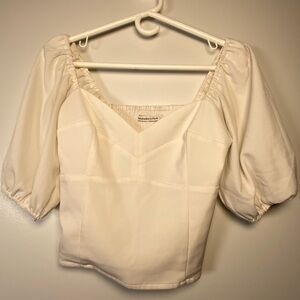 Abercrombie & Fitch Cream Blouse